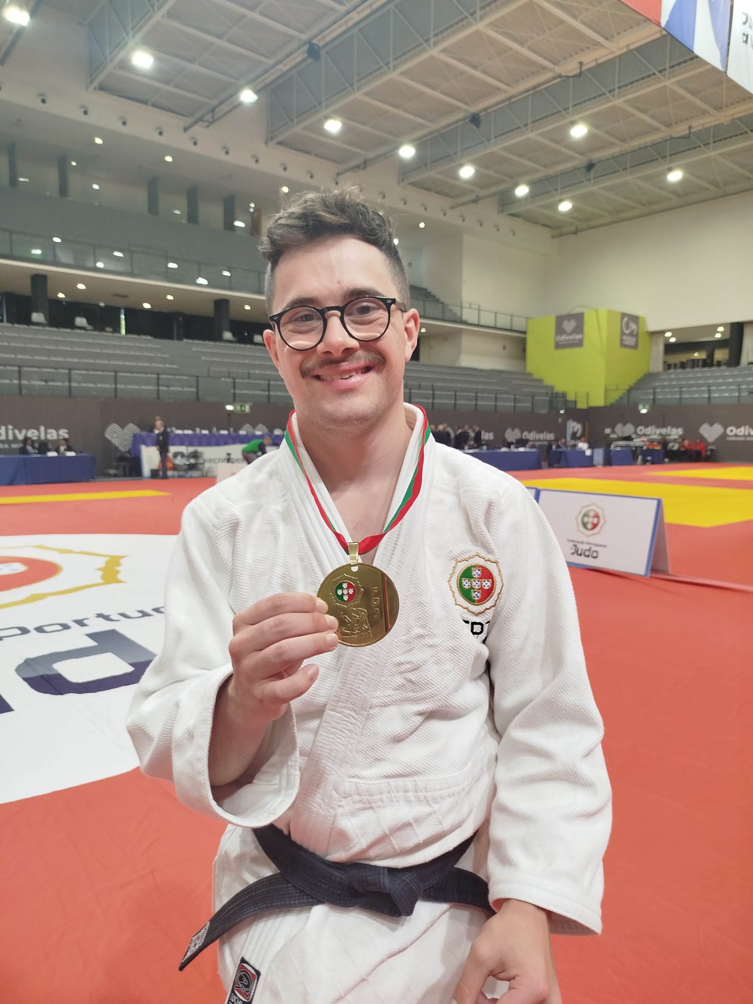 Hexacampeão nacional -81 kg Síndrome Down